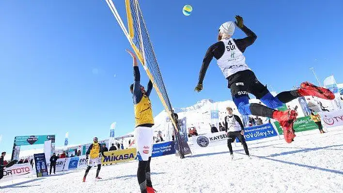 Kar Voleybolu Avrupa Kupası yine Erciyes'te