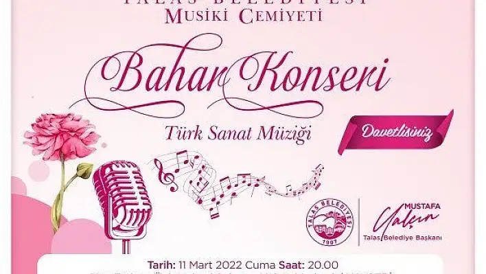 Talas Musiki Cemiyeti'nde ilk konser heyecanı