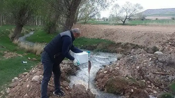 Bünyan 'da sineklenmeye karşı ilaçlama yapıldı