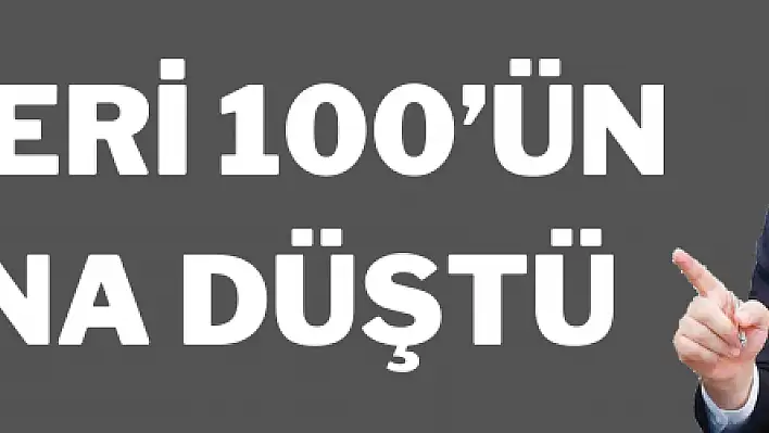 Sonunda 100 'ün altını gördük 