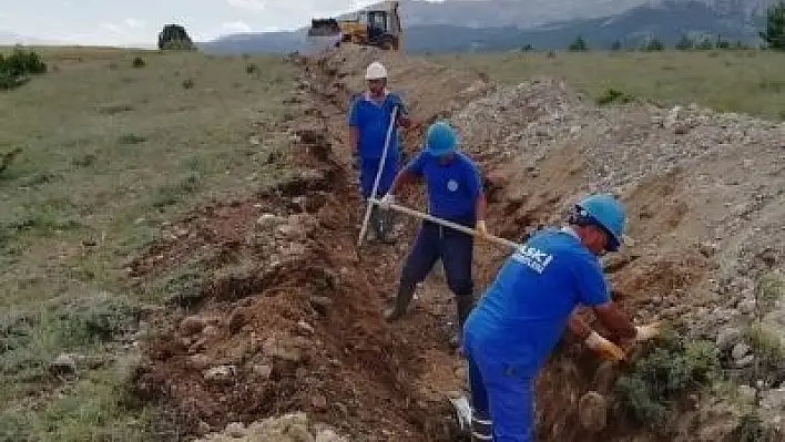 Kale Mahallesinin şebeke sorunu çözüldü 