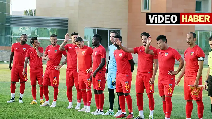 Kayserispor hazırlık maçında güldü 