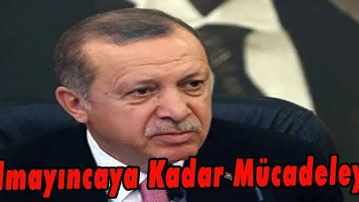 'Terör Örgütünden Bir Kişi Kalmayıncaya Kadar Mücadeleyi Sürdüreceğiz'