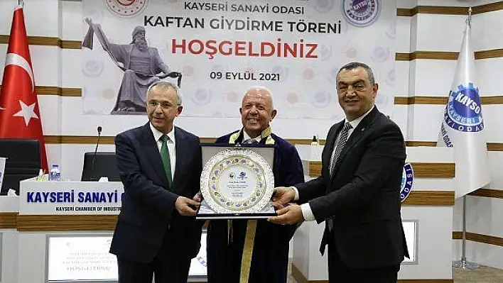 KAYSO'da yılın ahisi Mehmet Kabak'a kaftanı giydirildi