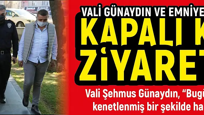 Günaydın ve Karabörk Kapalı Kale'yi ziyaret etti