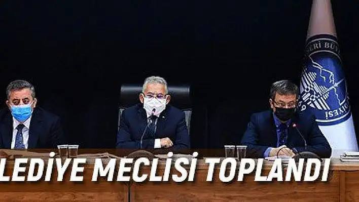 Büyükşehir Belediye Meclisi Toplandı