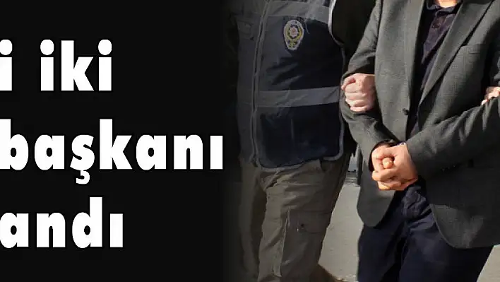 HDP'li iki belediye başkanı tutuklandı