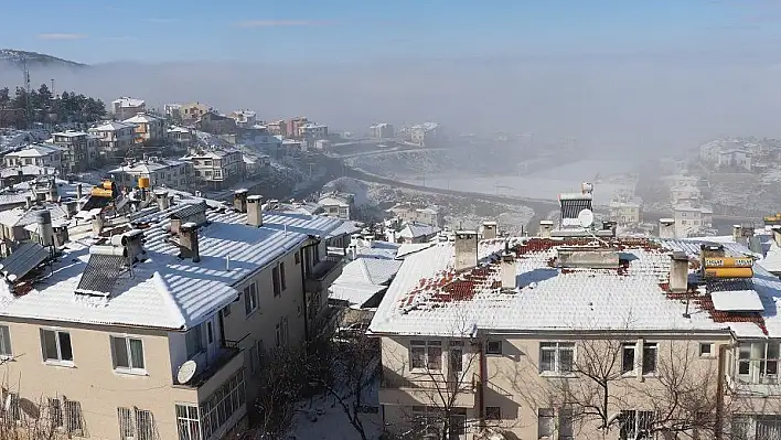 Sisin altında kalan Kayseri'den kartpostallık fotoğraflar