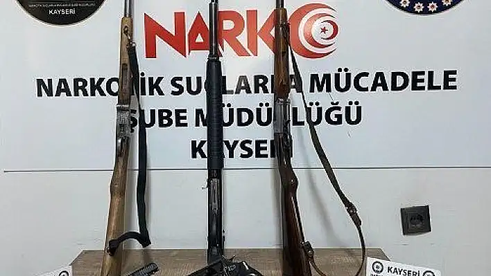 Kayseri'de 3 farklı uyuşturucu operasyonu: 5 gözaltı