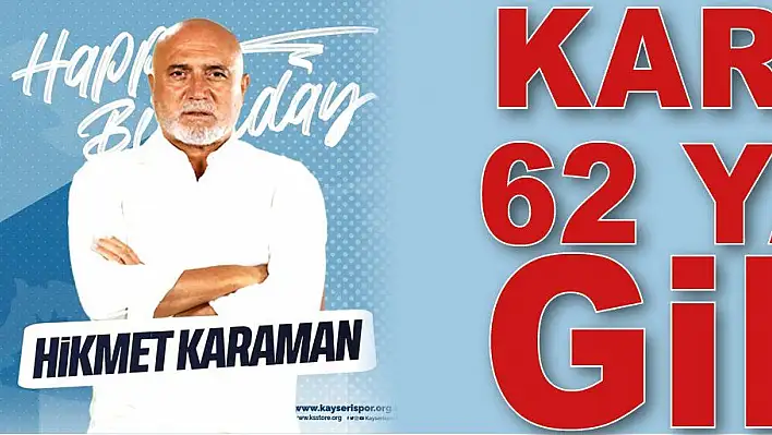 Karaman'a sürpriz yoğum günü pastası kesildi