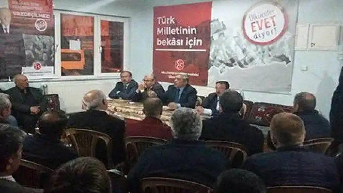 MHP Melikgazi 'Evet' kampanyasını sürdürüyor