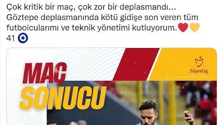 Gözbaşı: 'Çok zor bir deplasmandı'