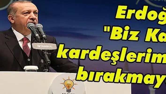 Erdoğan: 'Biz Katarlı kardeşlerimizi yalnız bırakmayacağız' 