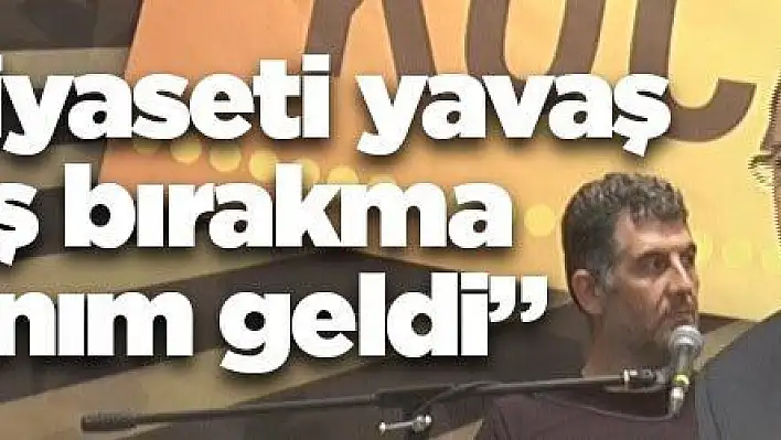 Özhaseki'den flaş açıklama: Siyaseti bırakma zamanı geldi