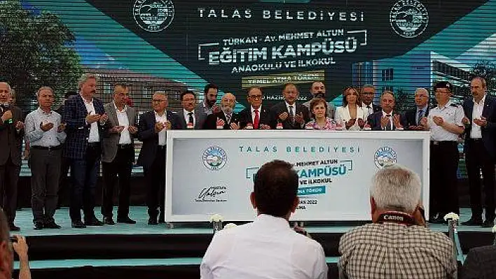 Talas'ta millet bahçesine ilk temel atıldı