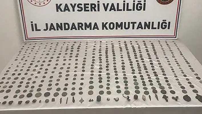 Kayseri'de tarihi eser operasyonu