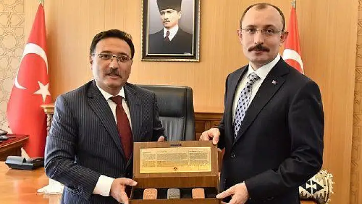  Bakan Muş, Kayseri Valiliğini ziyaret etti