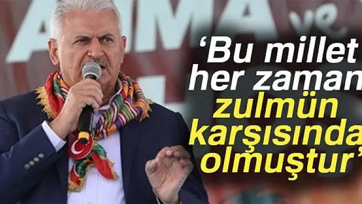 BU MİLLET ZULMÜN KARŞISINDA OLMUŞTUR