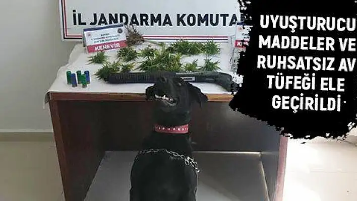 Tomarza'da bir kişinin evinde uyuşturucu ele geçirildi