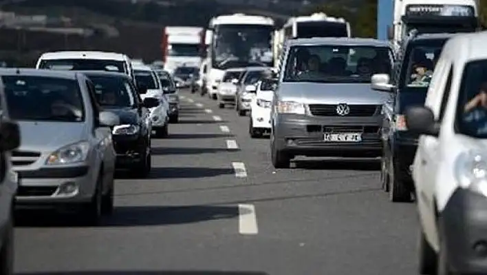 Kayseri'de trafiğe kayıtlı araç sayısı 340 bin 16 oldu