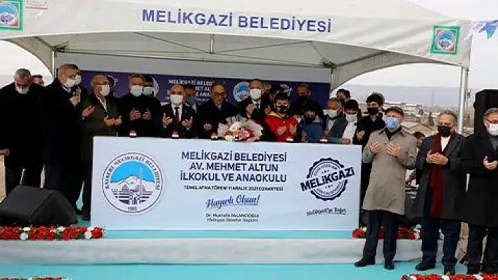 Av. Mehmet Altun Anaokulu ve İlkokulu'nun temeli atıldı