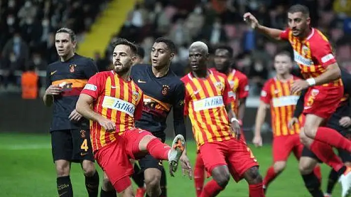 Galatasaray ile Kayserispor 52. randevuda