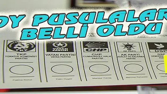 OY PUSULALARI BELLİ OLDU