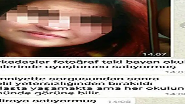 Okul önlerinde uyuşturucu sattığı iddia edilen bir kadın gözaltın alındı 