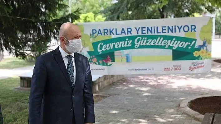 Parklar yenileniyor, Kocasinan güzelleşiyor