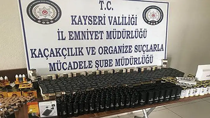 Kaçakçılık polisinden elektronik sigara operasyonu