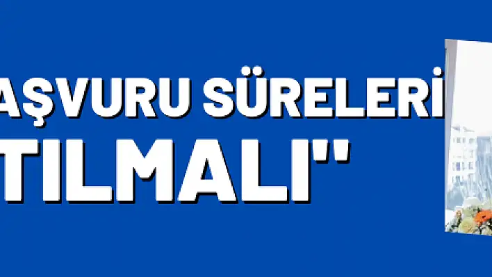 'YEKDEM başvuru süreleri uzatılmalı'