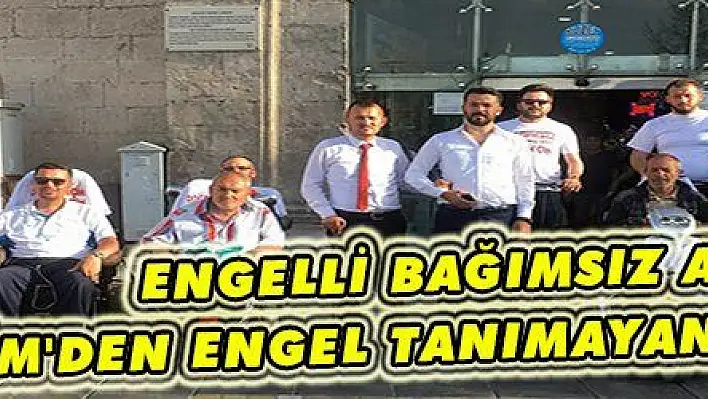 Bağımsız adaydan cırcırlı ve engelli arabalarıyla seçim kampanyası