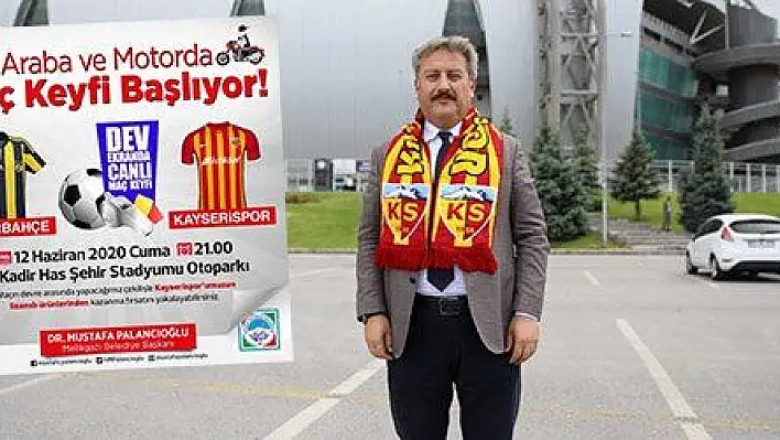 Kayserispor taraftarları Fenerbahçe maçını dev ekrandan izleyecek