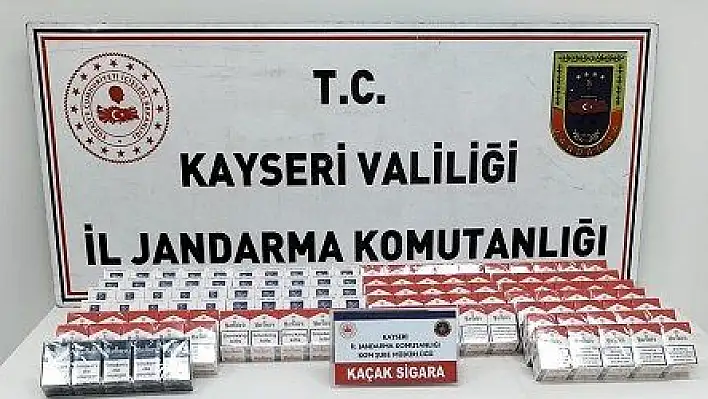 Jandarmadan kaçak sigara operasyonu