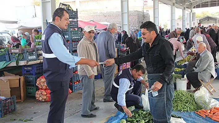 Zabıta ekiplerinin denetimleri sürüyor