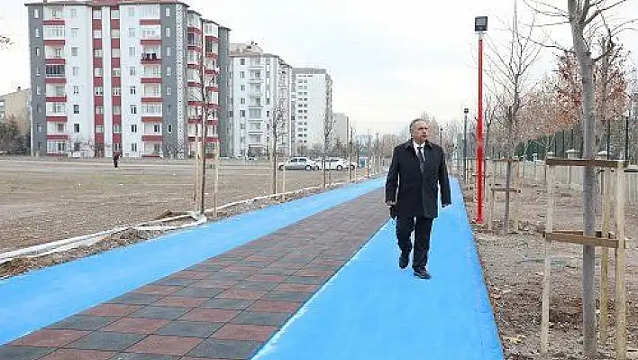 Talas Belediyesi'nden bisiklet yolu atağı