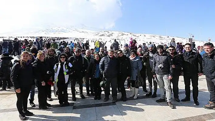 Profesyonel fotoğrafçılar Erciyes'te  