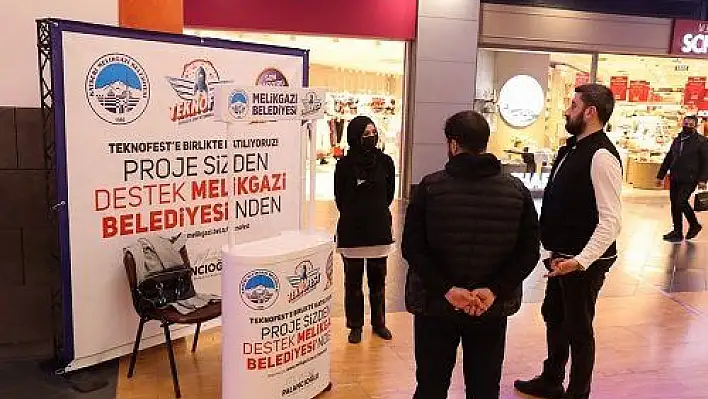 Melikgazi Belediyesi Teknofest projeleri için stand açtı