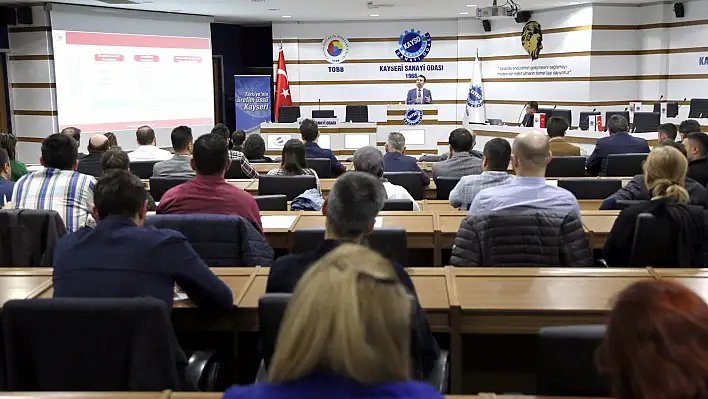 KAYSO'da Dış Ticaret Bilgilendirme Semineri düzenlendi