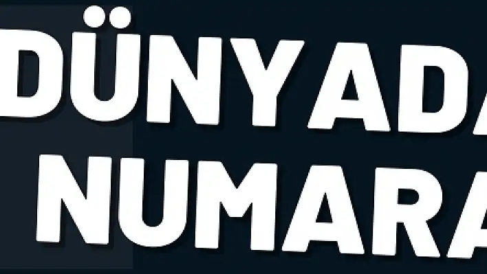 Dünyada bir numarayız