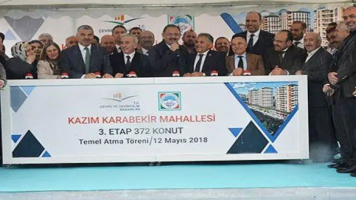 Melikgazi Kazım Karabekir Kentsel Dönüşüm Projesi'nin temeli atıldı