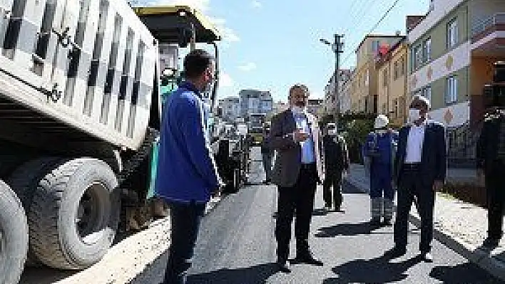 Eskişehir Bağları'nda 3 mahalle 6 sokak asfaltlandı 