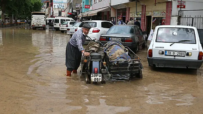 Yahyalı'da su baskını 