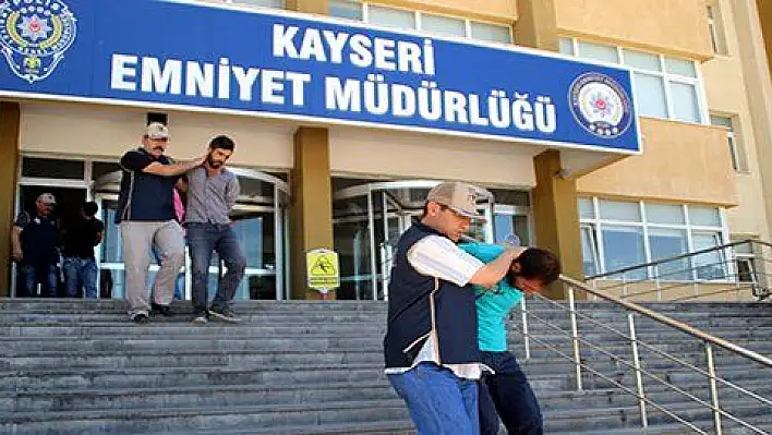 Kayseri'de PKK/KCK propagandası yapan 6 kişi adliyeye sevk edildi