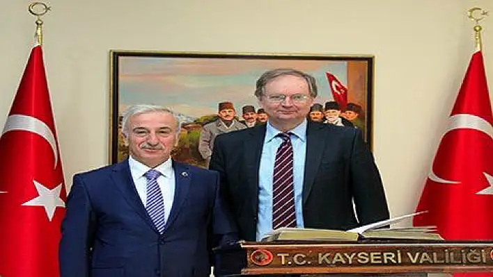 AB Türkiye Delegasyon Başkanı ve Büyükelçi Vali Kamçı'yı Ziyaret Etti