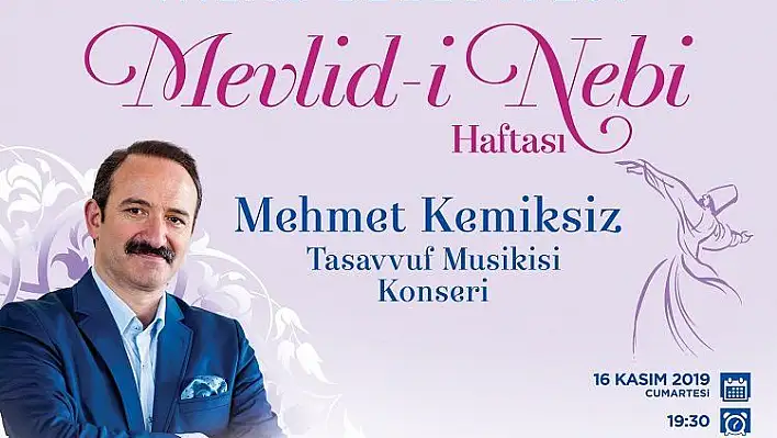 Talas Belediyesi'nden Mevlid-i Nebi Konseri