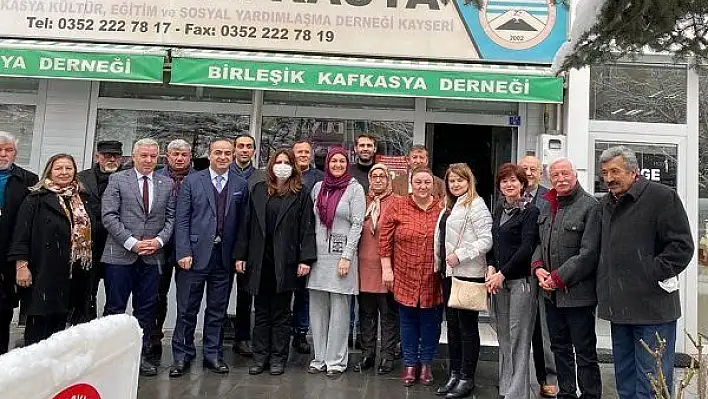 CHP'den Birleşik Kafkasya Derneği'ne ziyaret...