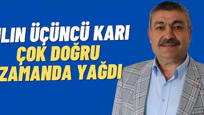 Beyaz bereket sevindirdi