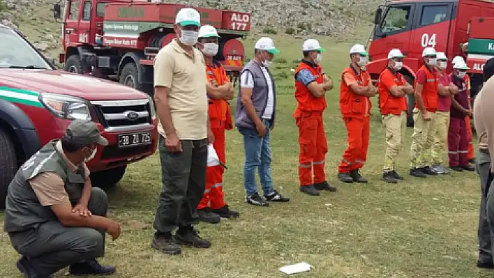 Aladağlar Milli Parkı'nda yangın önlemi