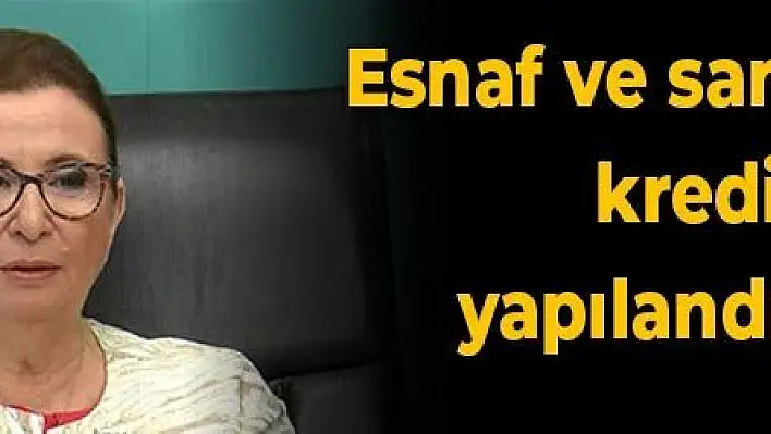 Esnaf ve sanatkarların kredileri yapılandırılacak